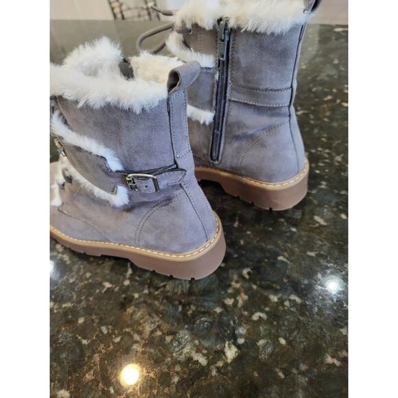 Back to School NWOT Wonder Nation Girl's Faux Fur Boot Size 5 - Picture 3 of 4